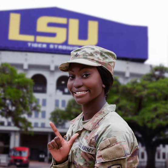 Guard soldier at LSU